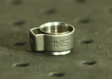 Opaska zaciskowa z wewnętrznym pierścieniem (wkładką) 8,8-10,5mm szer.7,4mm, nr ref. 11.0