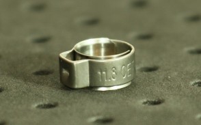 Opaska zaciskowa z wewnętrznym pierścieniem (wkładką) 9,6-11,3mm szer.7,4mm, nr ref. 11.8